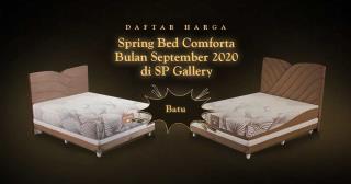 Harga Spring Bed Comforta Batu Bulan September 2020 di SP Gallery