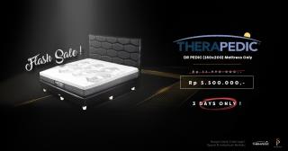 Hanya 3 Hari! Special Flashsale Spring Bed Therapedic Dr Pedic
