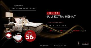 Promo Juli Hemat Spring Bed Florence San Pietro