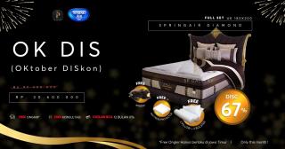 Diskon Promo di Bulan Oktober Kasur Spring Air Diamond