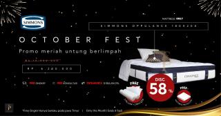 Diskon di Bulan Oktober Fest Simmons Oppulance