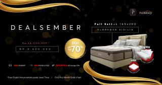 Promo Akhir Tahun Spring Bed Florence Sisilia