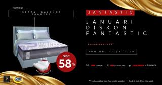 Diskon Fantastik Januari Kasur Serta iBalance