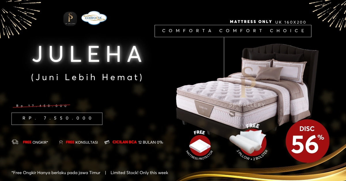 Juni Lebih Hemat dengan Comforta Comfort Choice!