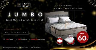 King Koil World Endorsed, Diskon Spesial Juni!