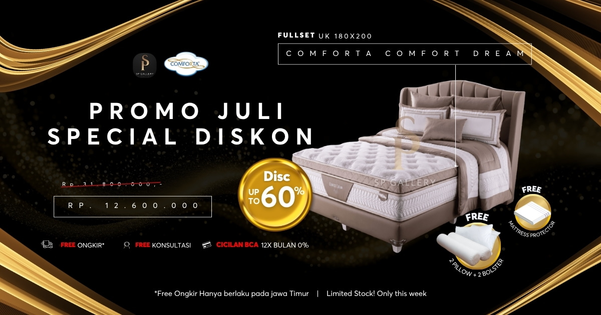 Nyaman dan Berkualitas, Comforta Hadirkan Tidur Berkualitas Setiap Malam