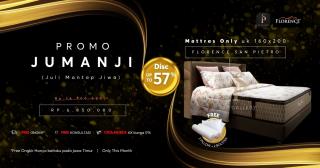 Nikmati Kenyamanan Tidur Maksimal dengan Florence San Pietro di Promo JUMANJI SP Gallery!