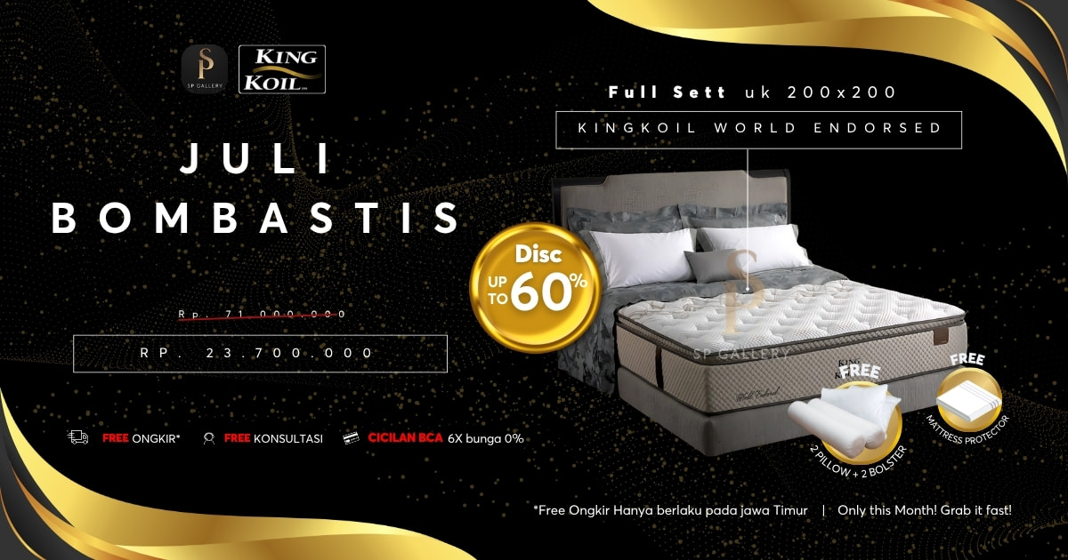 King Koil Tawarkan Kenyamanan Tidur Premium dengan Diskon Besar di Bulan Juli