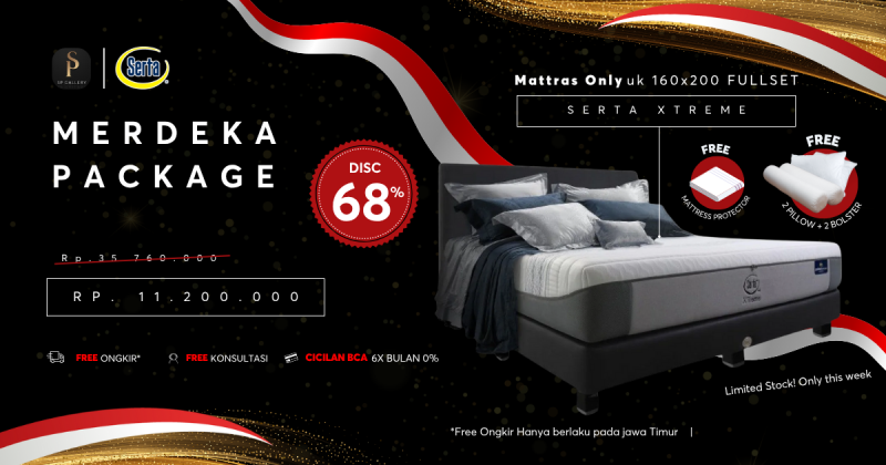 Merdeka Package Serta Xtreme, Tidur Nyenyak dengan Diskon 68 Persen
