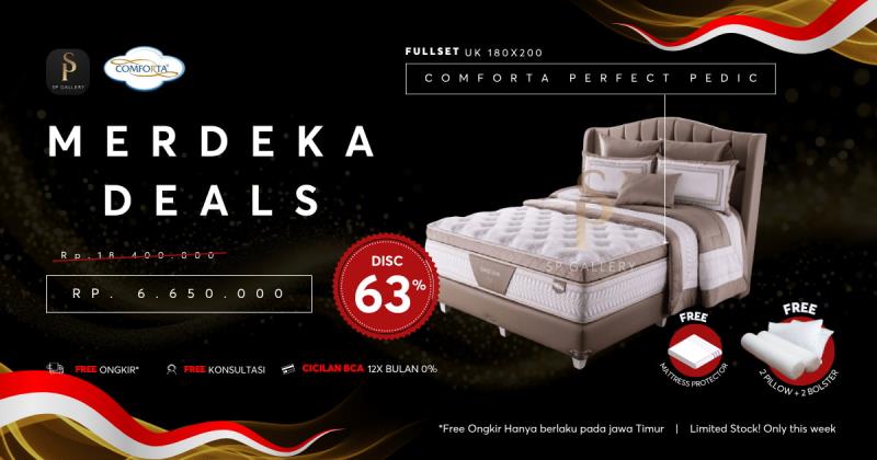 Comforta Perfect Pedic, Kasur Premium Extra Firm dengan Harga Spesial Merdeka