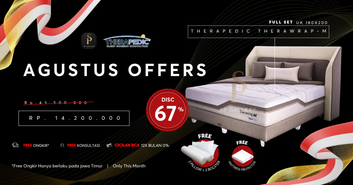 Tidur Nyaman Seperti di Hotel Bintang 5, Therapedic Therawrap-M Kini Diskon