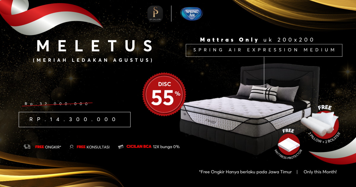 Promo Agustus! Spring Air Expression Medium Turun Harga Jadi Rp 14 Jutaan