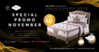 Kenyamanan Premium dengan Harga Spesial! Comforta Comfort Choice di SP Gallery