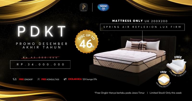 PDKT Promo Akhir Tahun Spring Air Reflexion Lux Firm di SP Gallery