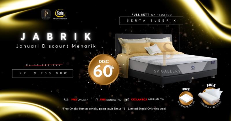 Diskon Januari, Serta Sleep X Full Set Diskon Besar-Besaran
