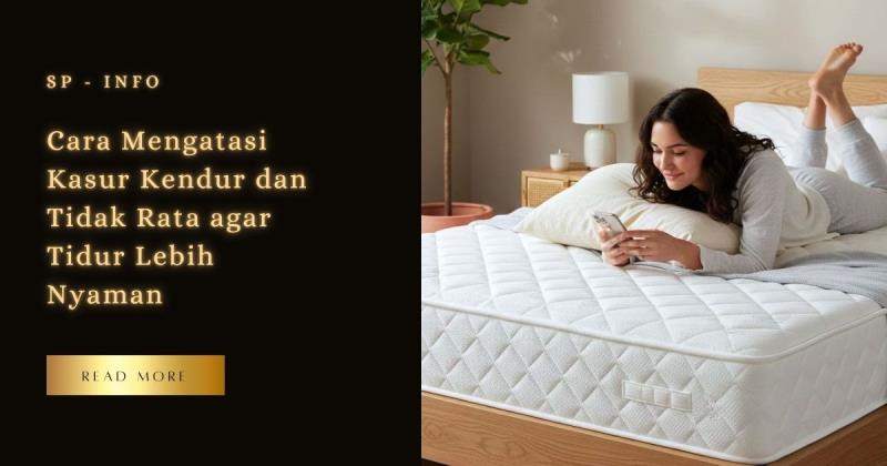 Cara Mengatasi Kasur Kendur dan Tidak Rata agar Tidur Lebih Nyaman