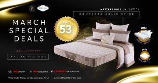 Promo Takjil Jelang Lebaran, Comforta Comfort Choice Diskon di SP Gallery