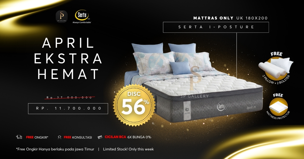 April Ekstra Hemat, Diskon 56 Persen untuk Serta i-Posture