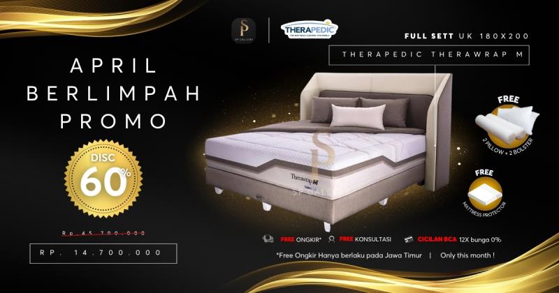 April Berlimpah Promo, Therapedic Therawrap M Diskon 60 Persen di SP Gallery