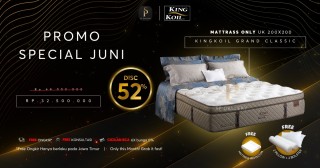 Promo King Koil Grand Classic Diskon 52 Persen, Kasur Premium Mewah Kini Lebih Hemat!