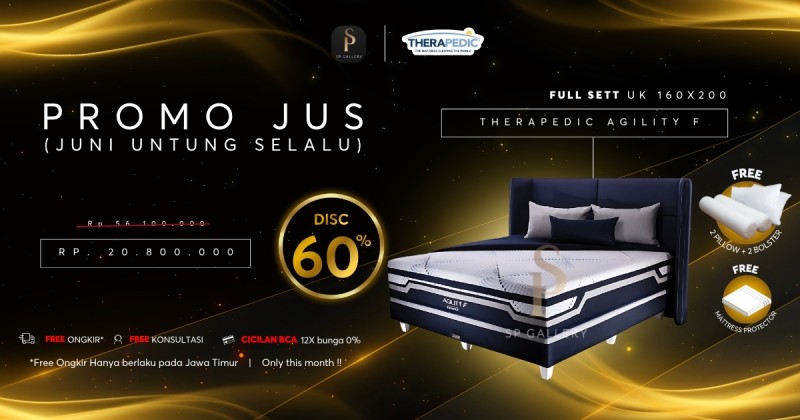 Therapedic Agility F Hadir dengan Penawaran Terbaik untuk Istirahat Lebih Berkualitas