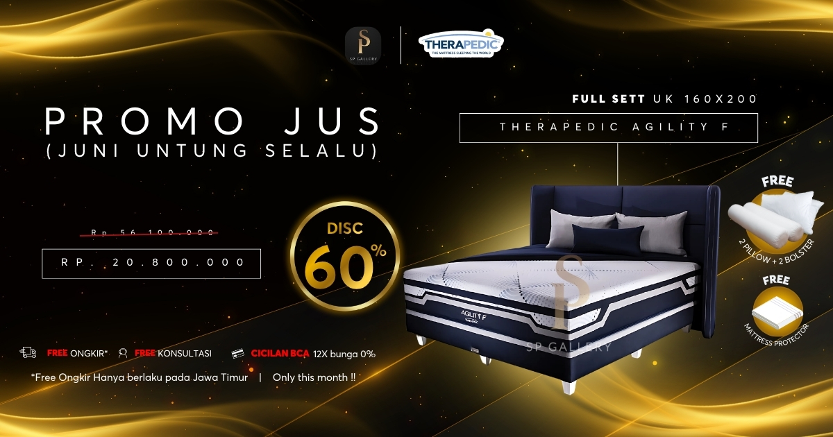 Therapedic Agility F Hadir dengan Penawaran Terbaik untuk Istirahat Lebih Berkualitas