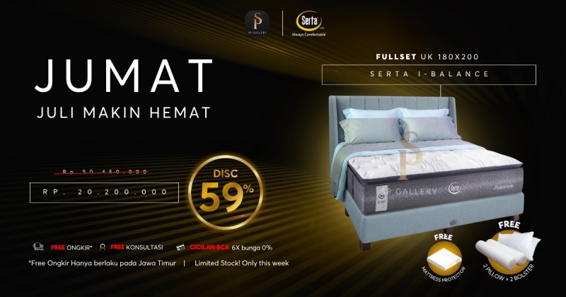 Promo Serta i-Balance Diskon Hingga 59 Persen di SP Gallery