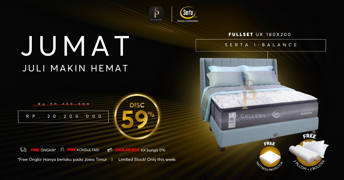 Promo Serta i-Balance Diskon Hingga 59 Persen di SP Gallery