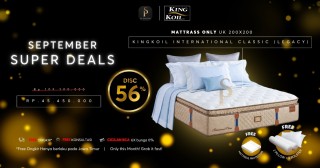 September Super Deals, King Koil International Classic Diskon 56 Persen