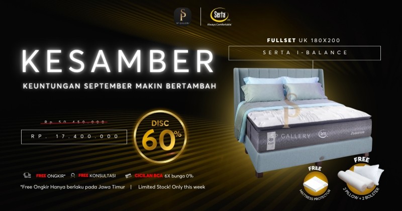 Promo Serta I-Balance, Tidur Lebih Nyaman dengan Harga Lebih Hemat