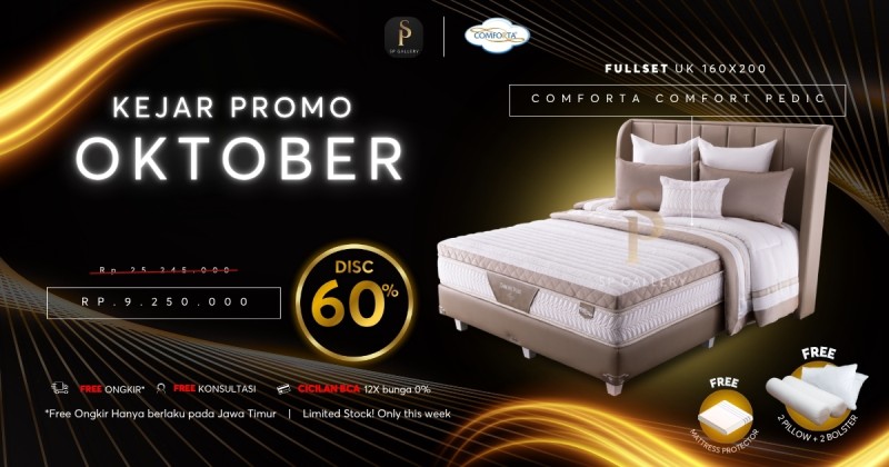 Comforta Comfort Pedia Fullset, Kini Lebih Hemat dengan Bonus Menarik